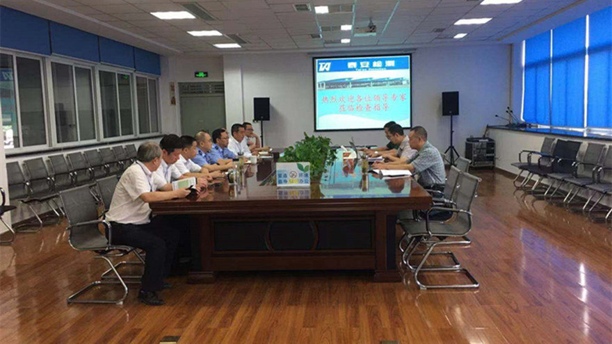 省机动车检验机构监督管理检查组到泰安检测公司调研检查