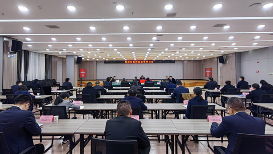 15vip太阳集团官网党委召开两级联学学习会_副本