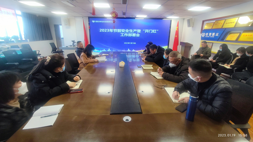 董事长胥彩莲传达集团会议精神