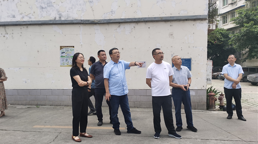 检查组在新华小区现场开展安全隐患督导检查 检查组在新华小区现场开展安全隐患督导检查